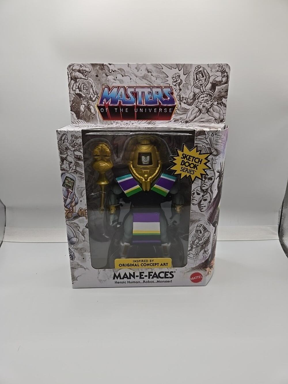 Masters of the Universe Origins MAN-E-FACES Sketchbook Series Figure MOTU Mattel